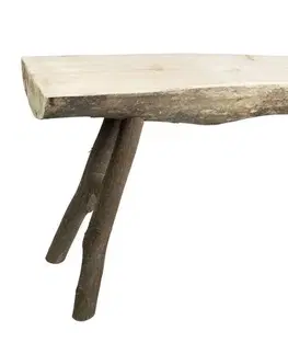 Židle Dřevěná lavice Emilly - 93*25*47cm Mars & More HFTBK