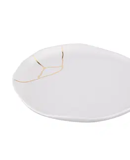 Talíře Altom Porcelánový dezertní talíř Magnific, 18 cm, bílá