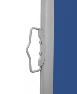 Markýzy Zatahovací boční markýza 140x600 cm Dekorhome Modrá