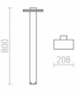 Stojací svítidla RED - DESIGN RENDL RENDL RINA stojanová antracitová 230V LED 12W IP44 3000K R12515
