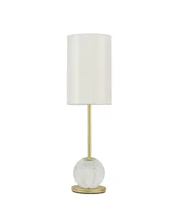 Designové stolní lampy NOVA LUCE stolní lampa BRILLANTE zlatý hliník a akryl LED 8.8W 230V 3200K IP20 9695210