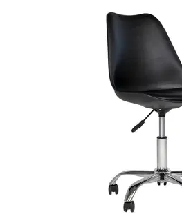 Kancelářská křesla Norddan Designová kancelářská židle Maisha černá