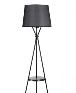 Svítidla Opviq Stojací lampa Venedik 165 cm černá