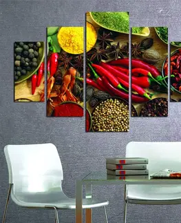 Obrazy Hanah Home Vícedílný obraz Pepper 92 x 56 cm