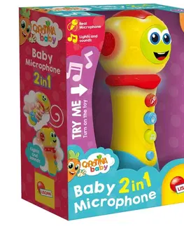 Hračky LISCIANIGIOCH - Carotina Baby - Dětský Mikrofón 2 In 1