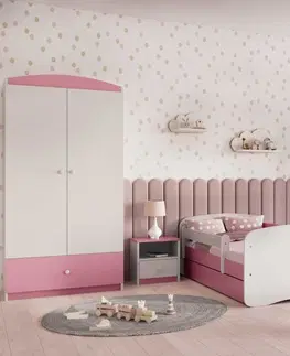 Dětský nábytek Kocot kids Dětská skříň Babydreams 90 cm růžová