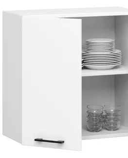 Kuchyňské dolní skříňky Ak furniture Kuchyňská skříňka Olivie W II 60 cm - bílá závěsná