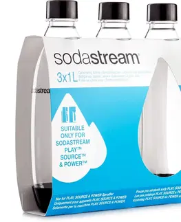 Sodastream a další výrobníky perlivé vody SODASTREAM Lahev SOURCE/PLAY 3Pack 1l černá 