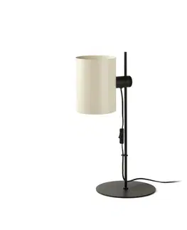 Lampy na noční stolek FARO GUADALUPE černá/béžová stolní lampa
