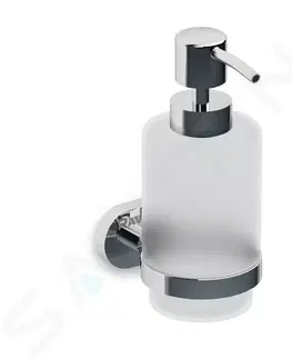 Dávkovače mýdla RAVAK Chrome Dávkovač mýdla s držákem, chrom/sklo X07P223