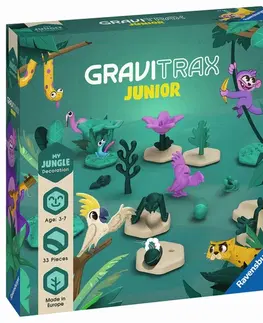 Hračky stavebnice RAVENSBURGER - GraviTrax Junior Džungle