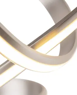 Stropni svitidla Designové stropní svítidlo ocelové stmívatelné vč. LED - Viola Due
