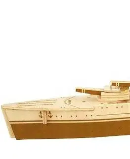 3D puzzle Woodcraft construction kit Dřevěné 3D puzzle bitevní loď Prince of Wales