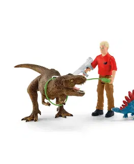 Hračky SCHLEICH - Útok Tyranosaura Rexe