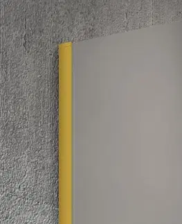 Sprchové zástěny Gelco VARIO GOLD MATT jednodílná sprchová zástěna k instalaci ke stěně, sklo nordic, 1000 mm GX1510-10