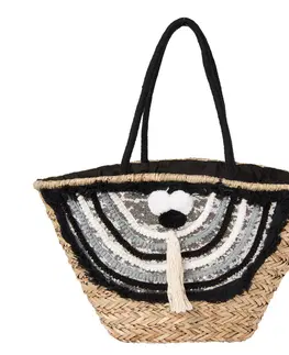Nákupní tašky a košíky Nákupní/plážová taška Aditi - 60*30 cm Clayre & Eef JZBG0101
