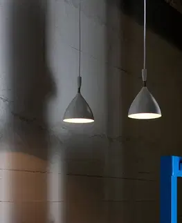 Závěsná světla Northern Northern Dokka -Retro závěsné světlo z oceli, bílé
