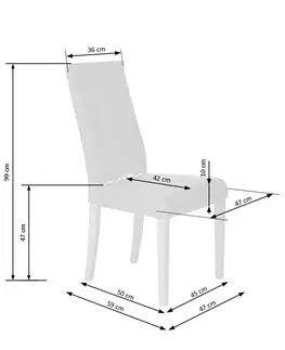 Židle Jídelní židle DIEGO 2 Halmar Béžová