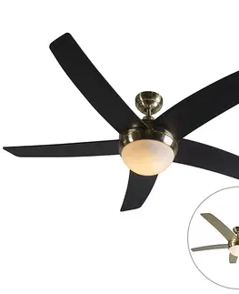 Stropni vetrak Zlatý stropní ventilátor s dálkovým ovládáním - cool