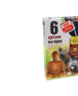 Svíčky PROHOME - Svíčky čajové 6ks opium
