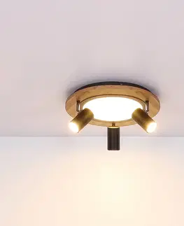 Stropní svítidla Globo Stropní světlo Kassu v dřevěném designu Ø 40cm