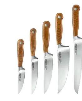Kuchyňské nože Tescoma Blok na nože s 5 noži FEELWOOD 