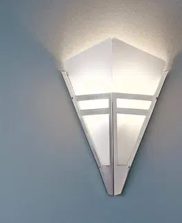 Nástěnná svítidla TECNOLUMEN TECNOLUMEN Art Deco 1980, nástěnné světlo chrom