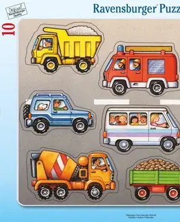 Hračky puzzle RAVENSBURGER - Vozidla 10 dílků