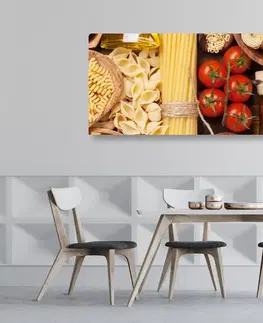 Obrazy jídla a nápoje Obraz variace italských těstovin