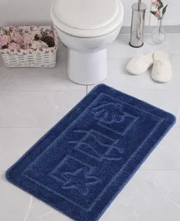 Koupelnové předložky L'essentiel Koupelnový kobereček SEA 60x100 cm tmavě modrý