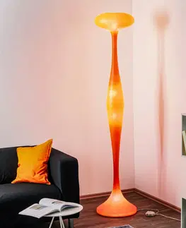Stojací lampy Kundalini Kundalini E.T.A. vyhledávaná stojací lampa oranž
