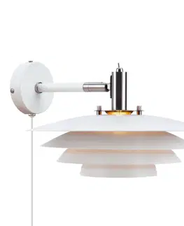 Nástěnné lampy ve skandinávském stylu NORDLUX Bretagne nástěnné svítidlo bílá 2213471001