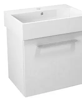 Koupelnový nábytek SAPHO NATY umyvadlová skříňka 56,5x50x40cm, bílá NA060-3030