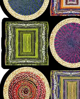 Koberce a koberečky Conceptum Hypnose Koberec Tic Tac Toe 60x100 cm vícebarevný
