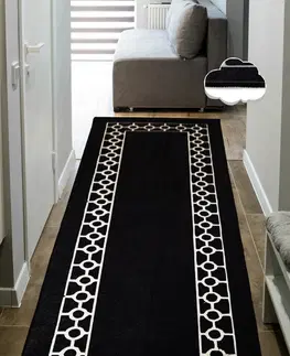Koberce a koberečky Conceptum Hypnose Koberec Bague 80x300 cm černý