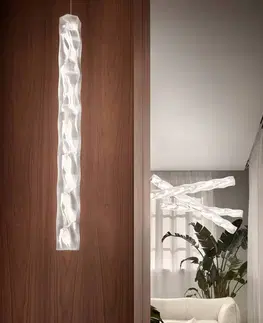 Závěsná světla Slamp Slamp Hugo Vertical LED závěsné světlo prisma