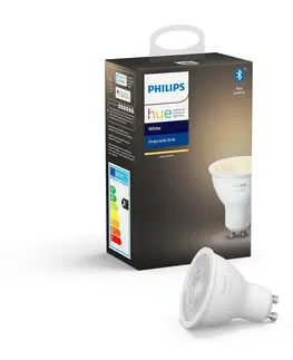 LED žárovky PHILIPS HUE Hue Bluetooth LED White žárovka GU10 5.2W 400lm 2700K