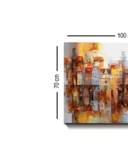 Obrazy Sofahouse Obraz na zeď Bella (70 x 100) - 190 vícebarevný