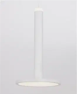 Designová závěsná svítidla NOVA LUCE závěsné svítidlo PALENCIA matný bílý kov LED 11W 230V 3000K IP20 9695228
