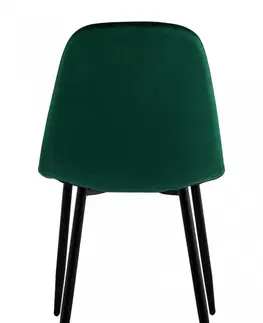 Židle TZB Čalouněná designová židle ForChair III zelená