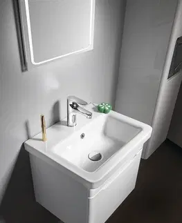 Koupelnový nábytek SAPHO ELLA umyvadlová skříňka 46,5x39x38,5cm s umyvadlem CITY, bílá (70050) EL050-3030-01