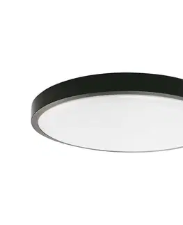 Svítidla  LED Koupelnové stropní svítidlo se senzorem LED/18W/230V 4000K IP44 černá 