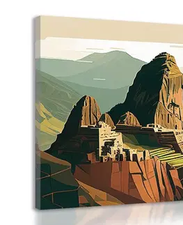 Obrazy hory Obraz skvostné Machu Picchu