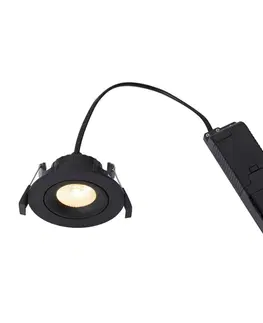 LED podhledová svítidla NORDLUX Aliki vestavné svítidlo černá 2310320003