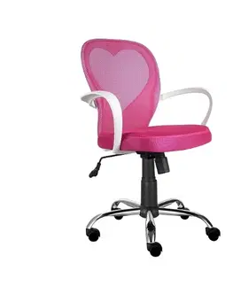 Kancelářské židle Signal Kancelářské křeslo Daisy Barva: Růžová