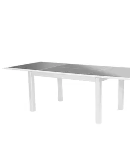 Zahradní stolky DEOKORK Hliníkový stůl VERMONT 216/316 cm (bílá)