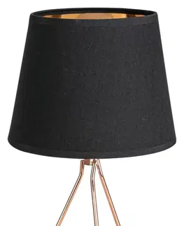 Lampy na noční stolek Rabalux stolní lampa Blanka E14 1x MAX 40W růžové zlato 2774