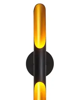 Svítidla TooLight Nástěnná lampa Kinkiet Black Gold