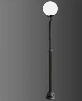 Pouliční osvětlení LCD Pouliční svítilna 1143, jeden zdroj, černá/bílá