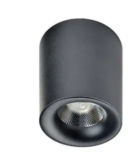 LED bodová svítidla LED Stropní bodové přisazené svítidlo AZzardo Mane black AZ2844 10W 850lm 3000K IP20 8cm černé